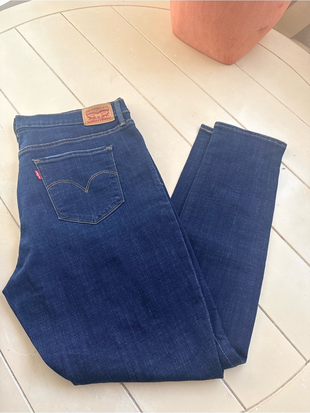Levi's Women's Dark Indigo Skinny Jeans